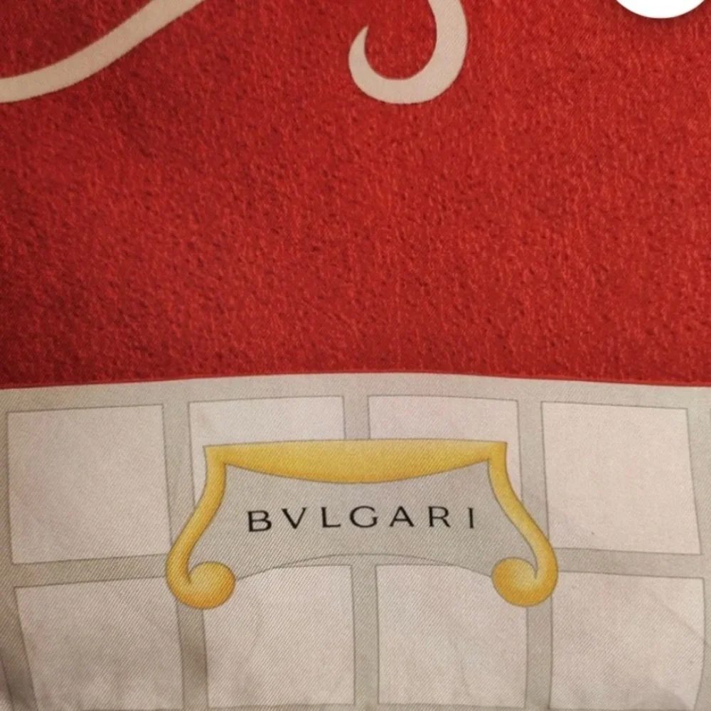 Bvlgari silk scarf